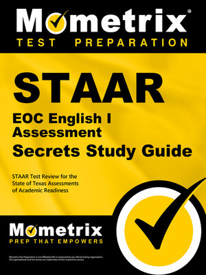 cover image of STAAR EOC English I Assessment Secrets Study Guide